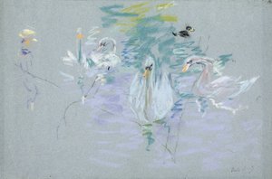 Cisnes de Berthe Morisot